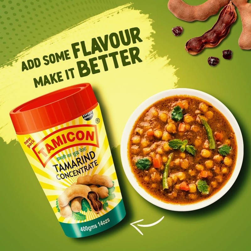 Tamicon Tamarind Concentrate | Tangy & Sour Imli Chutney |
