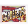 Greetings from Charleston West Virginia Fridge Magnet (1.75 x 2.75
