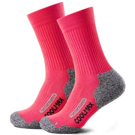 Piarini Coolmax Hiking Socks, Outdoor Socks, Long Functional Socks in Black, Anthracite, Navy, Petrol, 2 Pairs, Size: 35 - 38, 39 - 42, 43 - 46, 47 - 50 -