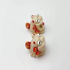 Kubagasaya Kubagasaya Figurine Okinawa Souvenir Mini Entrance Swaying Lion Statue
