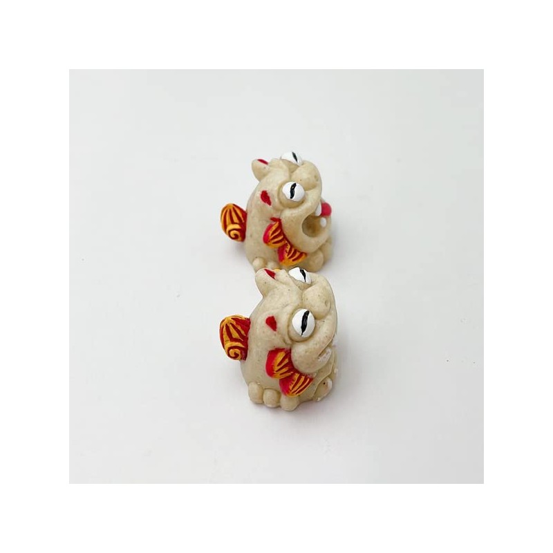 Kubagasaya Kubagasaya Figurine Okinawa Souvenir Mini Entrance Swaying Lion Statue
