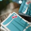 SOLOMAGIA Cherry Casino (Tropicana Teal) Playing Cards by Pure Imagination