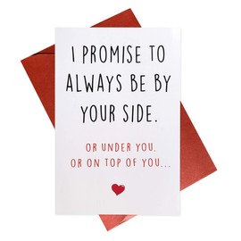 Gonzey Funny Anniversary Card,Adult Birthday Card,Naughty Love Cards for Boyfriend Husband Fiance Girlfriend Wife Fiancee