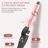Vnina Rotating Curling Iron 1 Inch, Automatic Curling Wand with