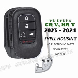 KeylessAutoParts for Honda CR-V HR-V 2023 2024 Smart Remote Key Shell Case KR5TP-4 72147-T43-A11