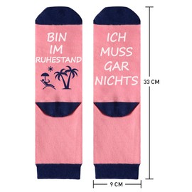 FLYWIND Gifts for Women Funny Socks Ladies 39-42 Cotton Gift Ideas for Women Birthday Gifts Retirees for Mum Christmas Valentine's Day Mother's Day, Retirement., 39 - 42