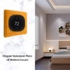 Elm Wood Square Wall Plate for Ecobee Smart Thermostat Enhanced