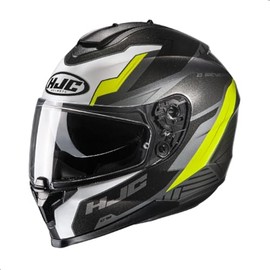 HJC C70 Silon Full Face Motorcycle Helmet with HJ-20M Pin-lock Shield, DOT Approved (MC3H, Medium)
