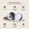 K-fee Verismo Cafissimo Tchibo Stainless Steel Reusable Coffee Capsule Filter