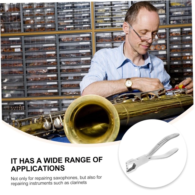 Kisangel Stainless Steel Musical Instrument Repair Tool for Saxophone and