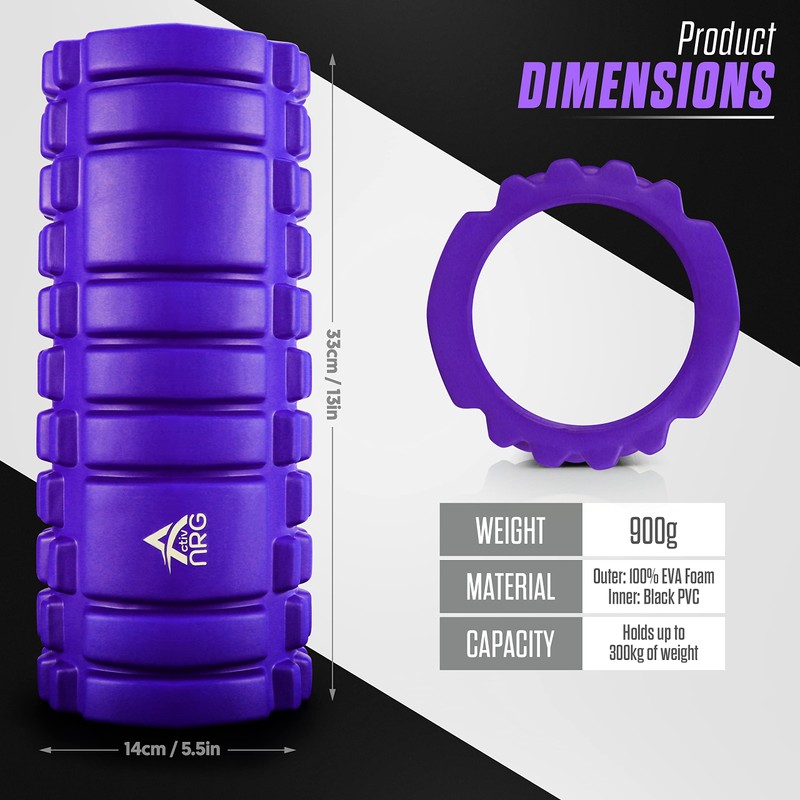 ActivNRG Fitness Foam Roller for Deep Tissue Muscle Massage Trigger