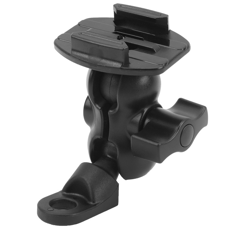 TELESIN 360 Degree Rotation Motorcycle Rearview Mirror Support Clamp Motion