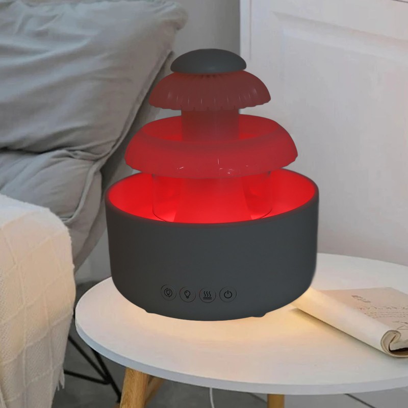 Rain Cloud Humidifier Diffuser 600ml Aroma Diffuser Night Light Quiet