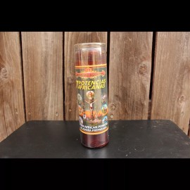 veladoras preparadas. Siete Potencias Africanas.  Seven African Powers.