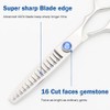 MISSUM 6.5" Professional Texturizing Scissors Hair Thinning Shears Cutting Teeth