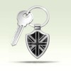 Biomar Labs Metal Keyring Key Fob Sign Car Key with