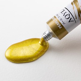 Kusakabe 365270 Acrylic Paint, Akyra NAQ20-070 Pearl Gold, 3.4 fl oz (100 ml)