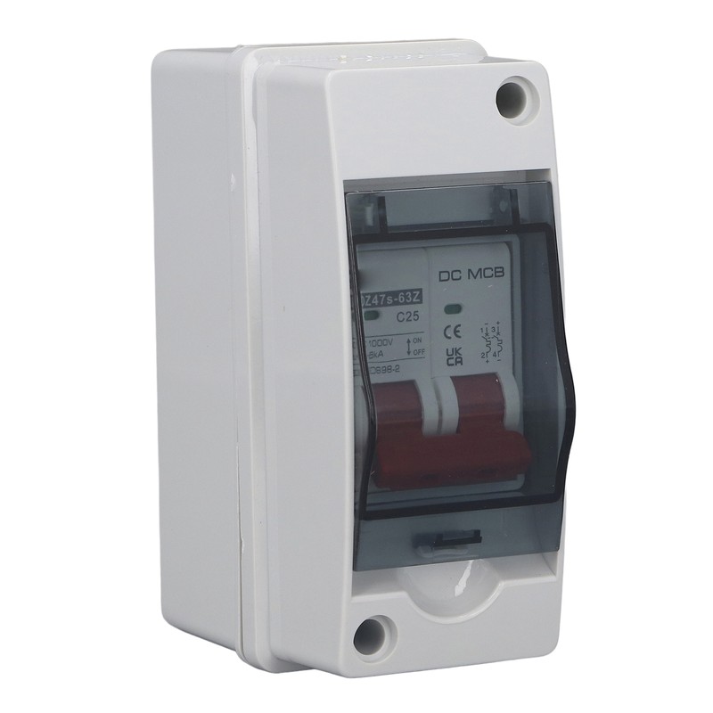 2P Photovoltaic System DC Miniature Circuit Breaker Solar IP65 Waterproof