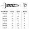 120 Pieces 4.2 x 38 mm Sheet Metal Self Tapping