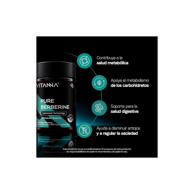 Vitanna Berberina Liposomal 500 mg (Berberis aristata)