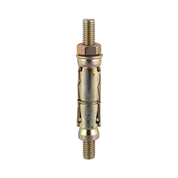 TIMco 0825PSHP Projecting Shield Anchor-M8 x 25-Gold-Pack of 4, M8/25P,