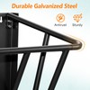 Meyoppm 2 in 1 Wall Mount Hay and Grain Feeder,