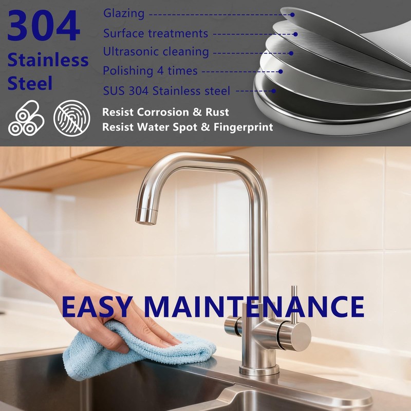 GARGIER Faucet Sink Hole Cover 10 inch Escutcheon Plate