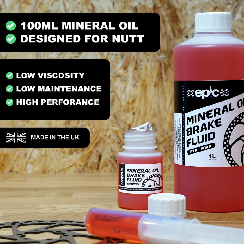 Epic Bleed Kit for Nutt Hydraulic Brakes | 100ml Mineral