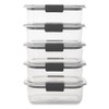 Rubbermaid Brilliance - Recipiente para alimentos, 3.2 tazas, paquete de