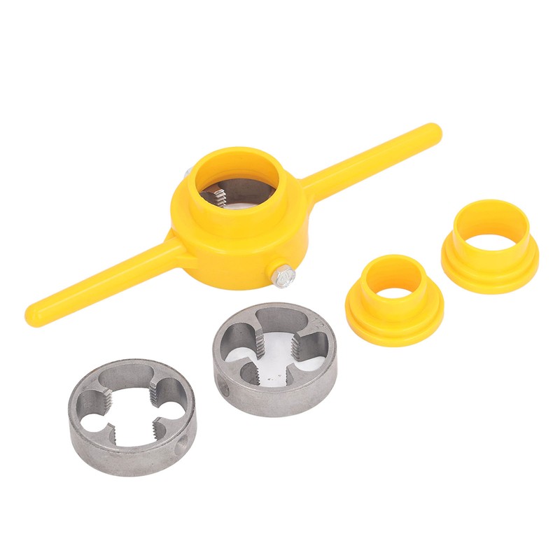 6Pcs PVC Pipe Threader Set 1/2 3/4 1in NPT Tap