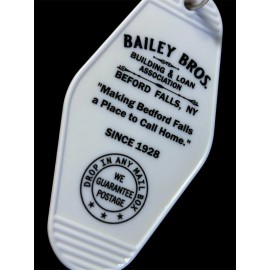 It's A Wonderful Life Movie Bailey Brother Loan Inspired Key Tag.