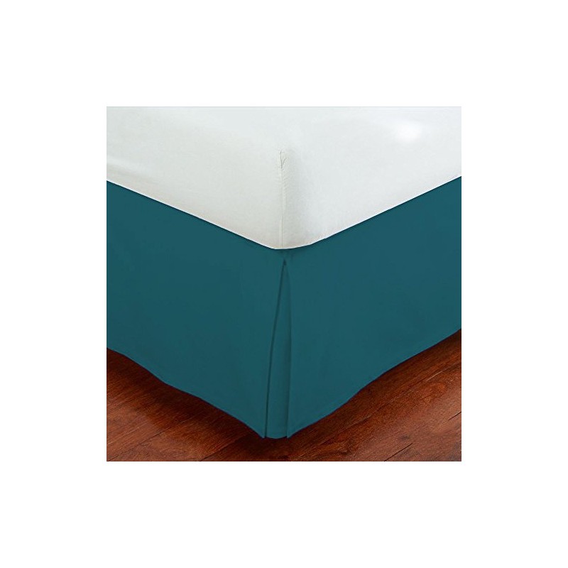 MK Home Mk Collection Falda de cama plisada, 35,5 cm,