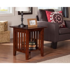 AFI, Mission End Table, Walnut