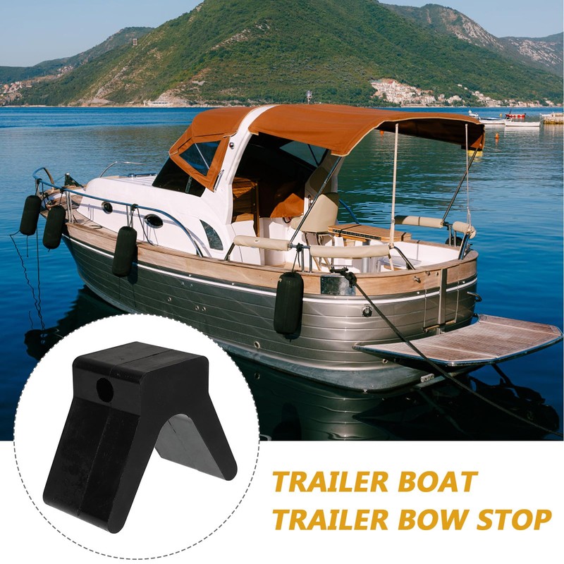 Gadpiparty Boat Trailer Bow Stop Rubber V Block Replacement 4"