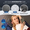 Hikenture Ultralight Inflatable Pillow with Removable Cover for Neck Lumber