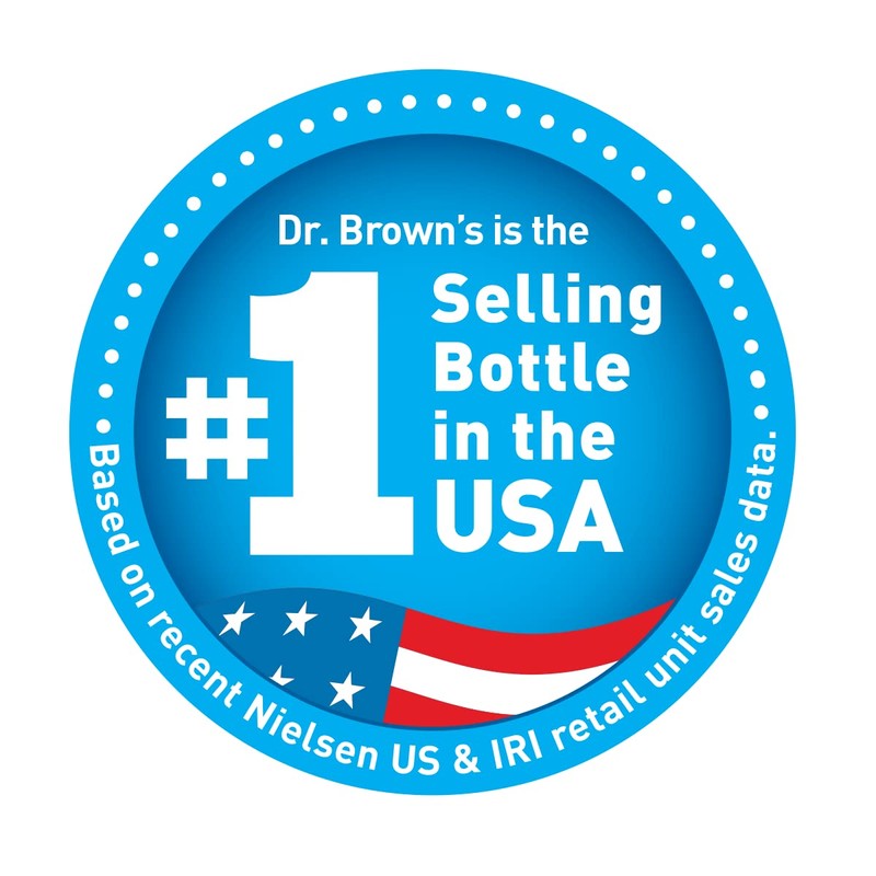 Dr. Brown's Natural Flow Anti-Colic Options+ Narrow Baby Bottles 4