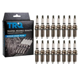 TRQ Iridium Spark Plugs Engine Tune Up Ignition Kit 16 Piece Set Compatible with 2017-2019 Ford E-350 Super Duty 2010-2014 F-150 2011-2019 F-250 Super Duty F-350 Super Duty