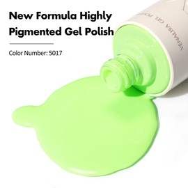 VENALISA Green Gel Nail Polish 1 Pcs 10ML Pastel Mint Green Gel Polish Soak Off Salon Manicure DIY at Home Nail Art For Girls Women