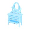 1:12 Scale Dollhouse Toilet Table High Simulation Wooden Miniature Dressing