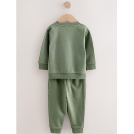 NEXT 2 Pack Sweatshirt & Jogging Bottoms, Blue/green