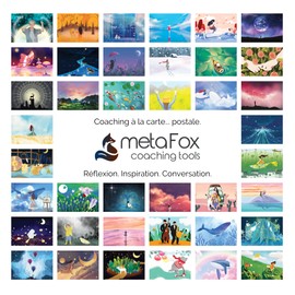 metaFox Dreamland - Pack de cartes postales inspirantes pour le coaching et l'auto-réflexion