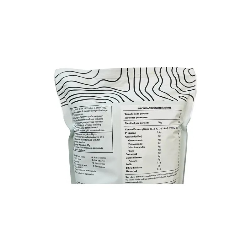 Greka Colágeno Hidrolizado En Polvo - Bolsa 500g