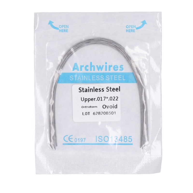 50pcs Dental Orthodontic Arch Wire Stainless Steel Orthodontic Rectangular Arch
