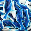 Funtasty Blue Sharks Gummy Marshmallow Candy, Blue Raspberry Flavor, 2