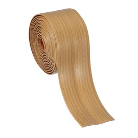 PATIKIL Wall Corner Protector 2.4 in x 10 Ft, Self Adhesive Wall Corner Guard Edge Protector Flexible Peel and Stick Molding Trim for Ceiling Countertop, Yellow Oak Grain