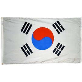 South Korea - 3' x 5' Nylon World Flag