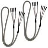 Breadboard Jumper Cables 2x4P 60CM Female to Female Dupont Cable