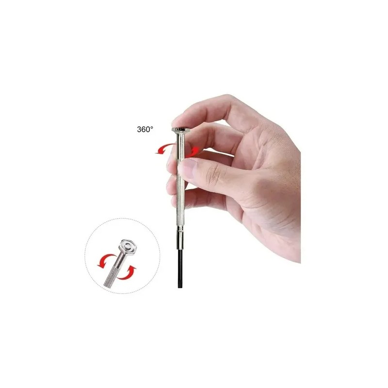 Kit Desarmadores Joyero Relojero Celulares Electronica Lion