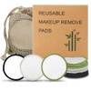 12 Pads Desmaquillantes Reutilizables, Toallitas Desmaquillantes Algodon