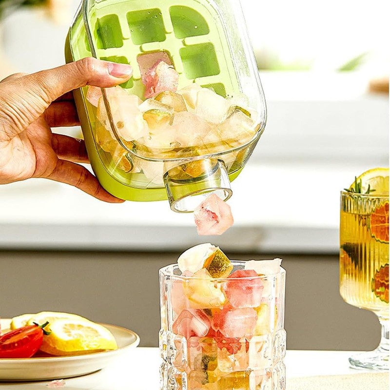 Ice Cube Bottle, Ice Cube Bottle, 2-in-1 Ice Cube Tray,